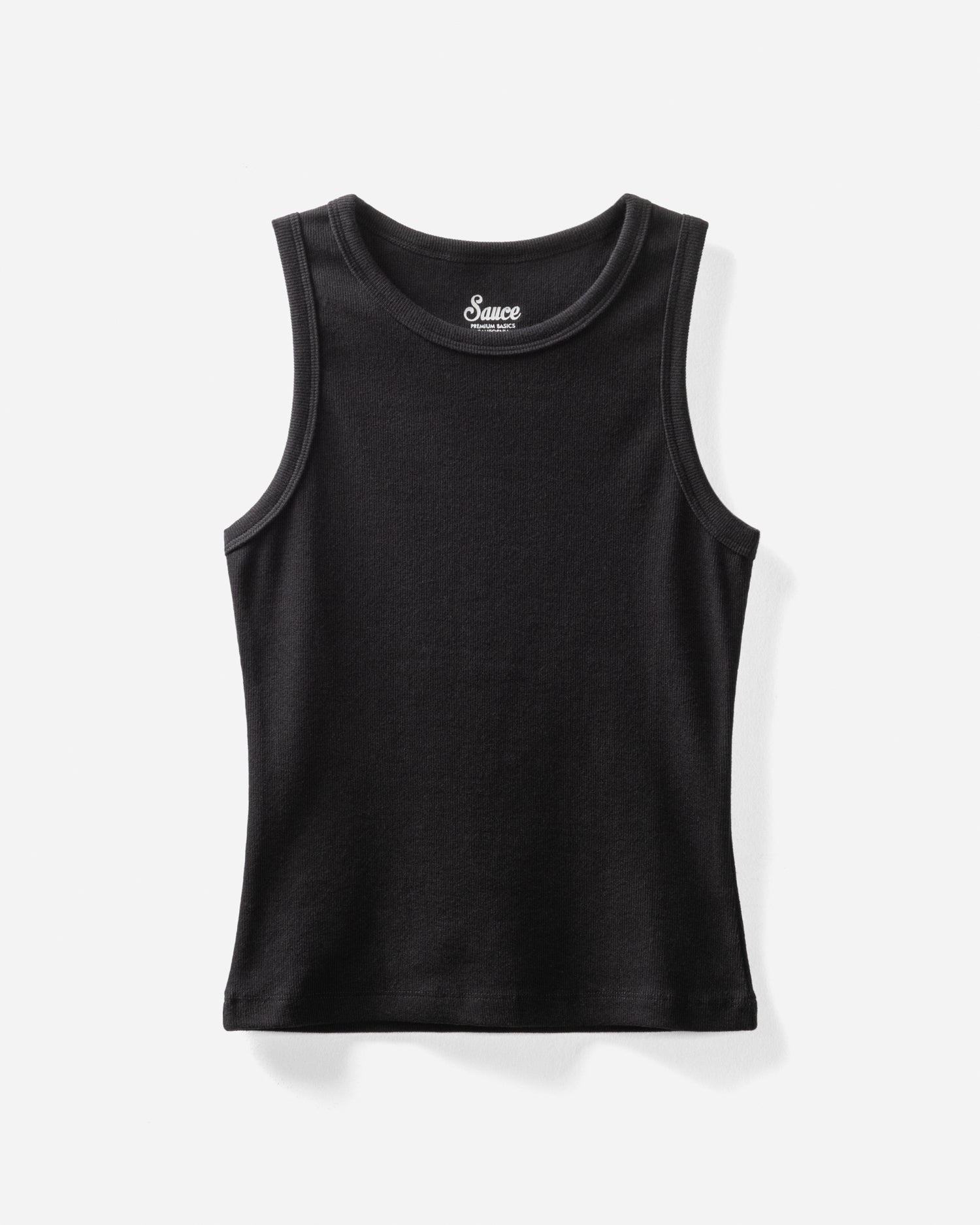 Holly Rib Tank Black