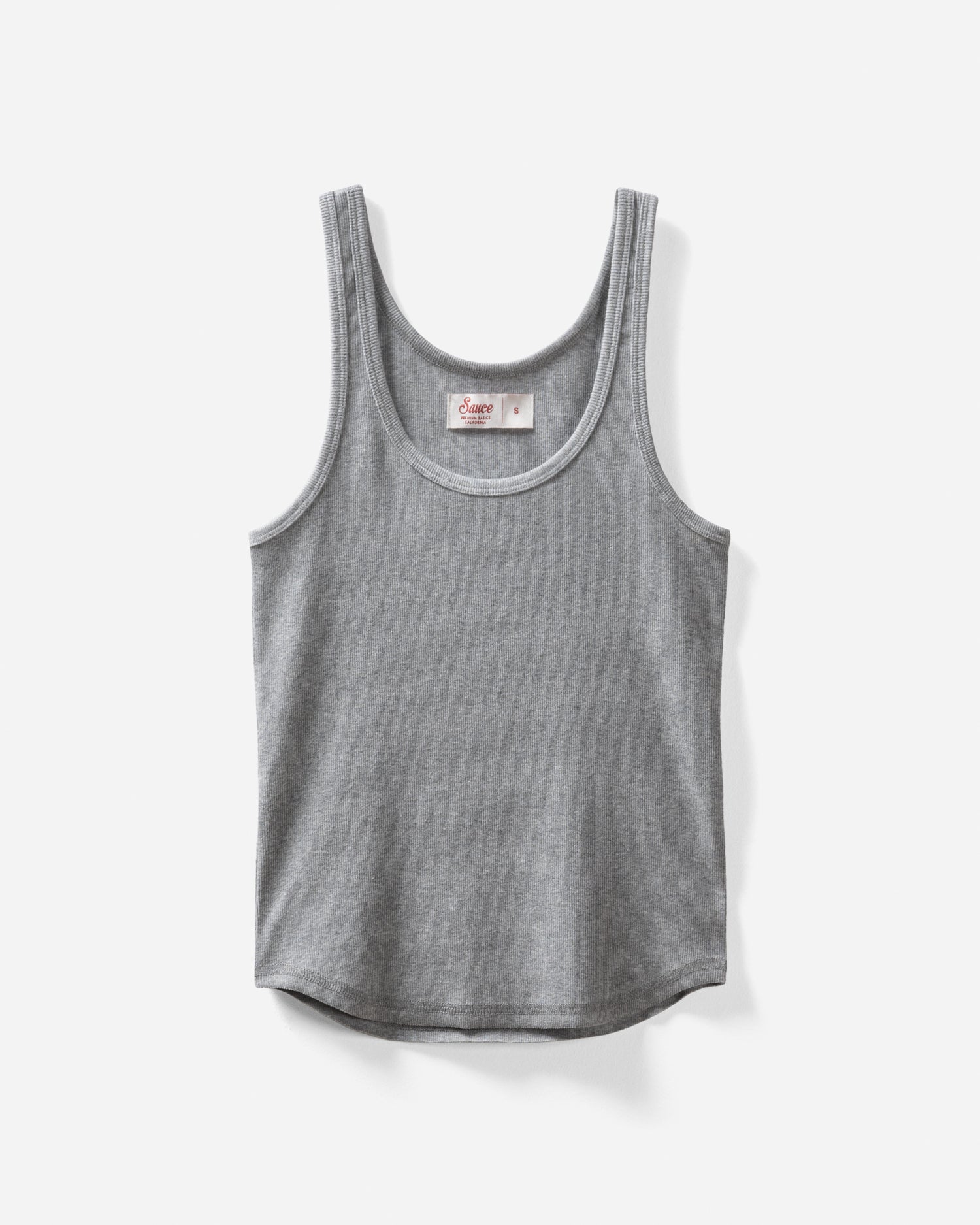 Lucy Scoop Tank Gray